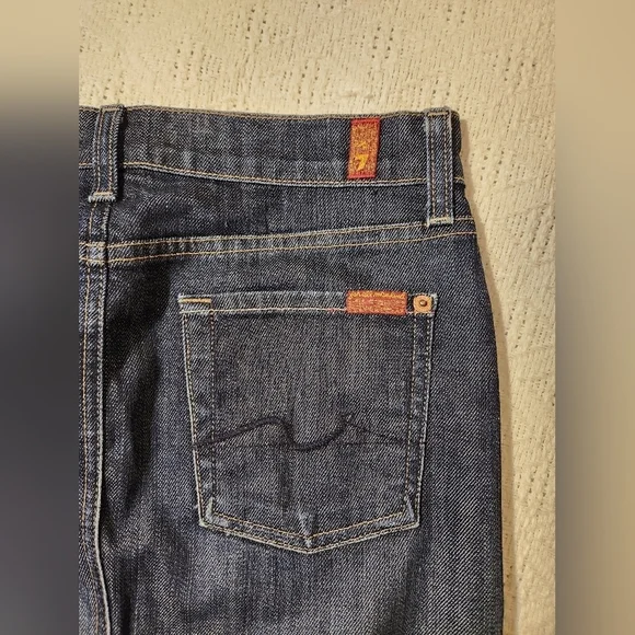 7 For All Mankind Pencil Jean Skirt Size 25 - Picture 7 of 9